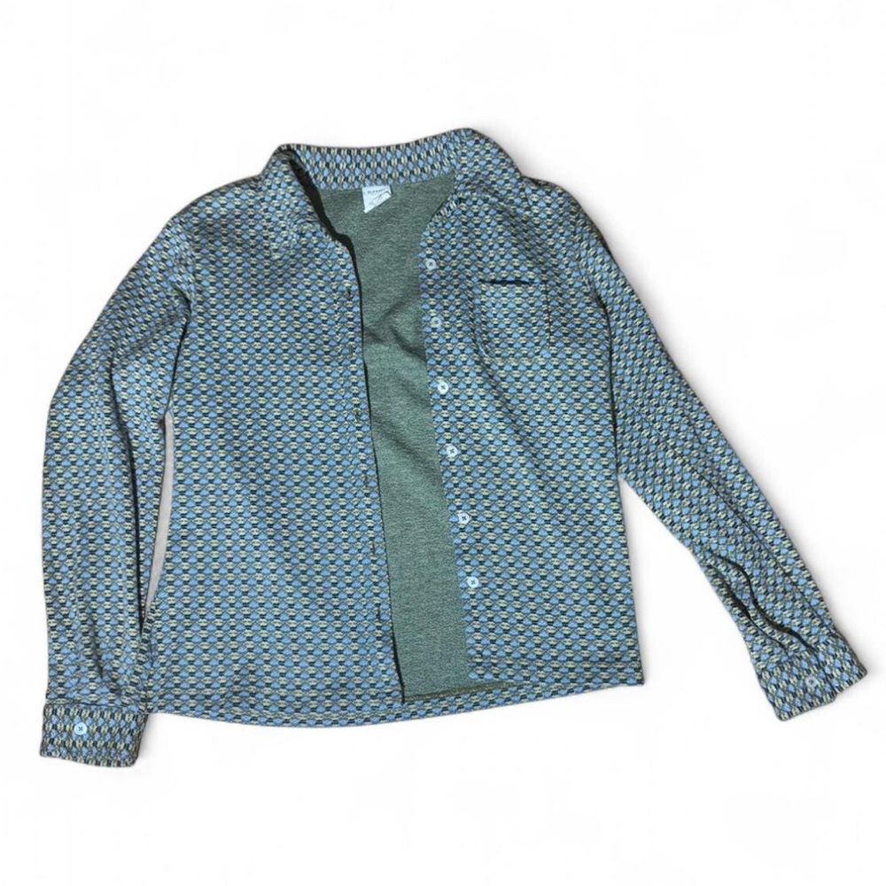 Old Navy Womens Large Plaid Button Down Shirt Long Sleeve Pocket Casual Layering